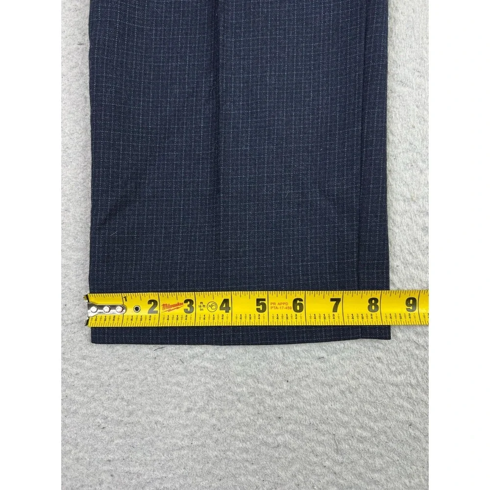 Banana Republic Dress Pants Mens 32x34 (Fits 34x32) Navy Wool Tailored Slim‎ Fit